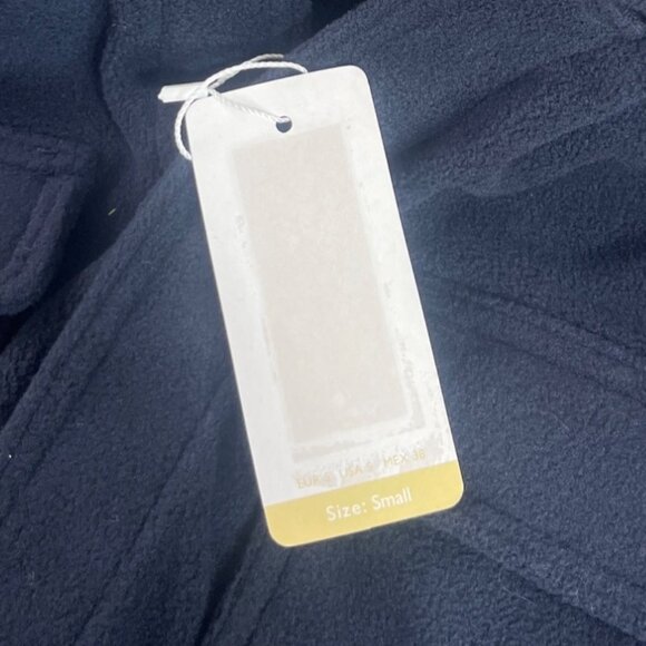 Cotton & Co Button Up Fleece Jacket Shirt Shacket Mens Small Blue New - Picture 10 of 10